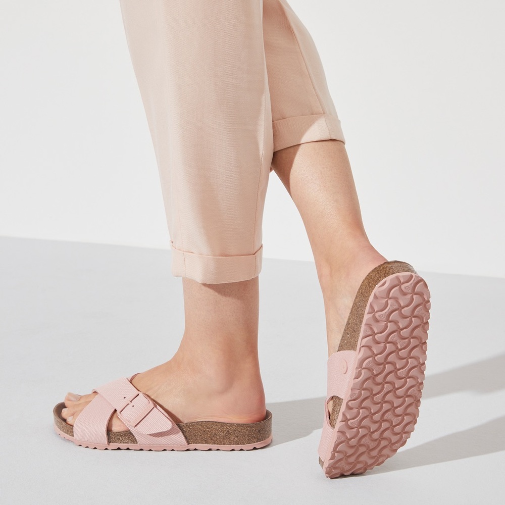 LIKE NEW BIRKENSTOCK Siena Vegan Textile Soft Pink SIZE  9-9.5US / 40EU